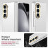 Miimall for Fold 5 Case with Screen Protector, Skin-Touch Texture HD Screen Protector Slim Case for Z Fold 5 - Silver......