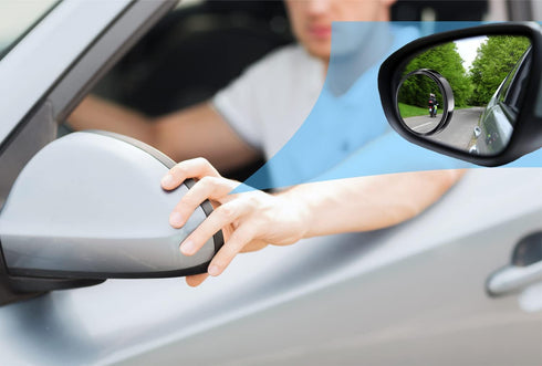 4 Pack Blind Spot Car Mirror 2 Inch Angle Adjustable HD Glass Round Side Rear View Convex Accessories with Frame for Car SUV Trucks Motorcycles...