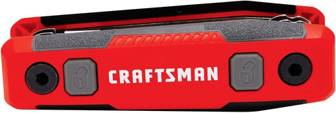 CRAFTSMAN Hex Key Set, SAE, Folding Locking 8 Piece (CMHT26025)...