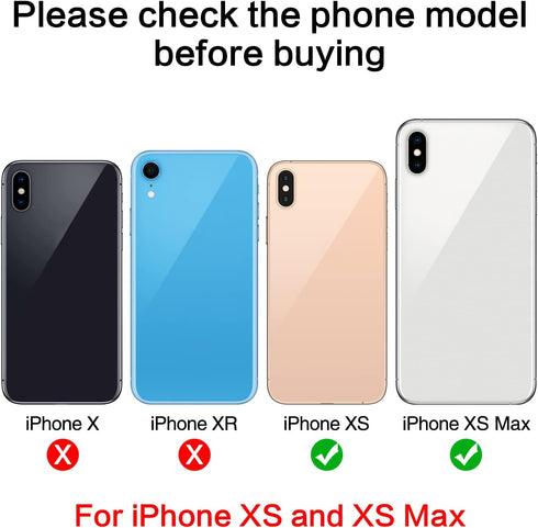 ASDAWN Back Rear Camera Lens Glass Replacement for iPhone Xs Max 6.5 Inches and iPhone Xs 5.8 Inches Camera Glass Lens Replacement with Pre-Instal...