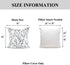 YOUR SMILE Classical Embroidery Jacquard Teal Leaf Pattern Square Decorative Throw Pillow Case Cushion Cover 18x18 inch...