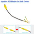 10Pin RCA Wiring Harness Connector for Android Car Stereo Radio Backup Camera RCA Video Input Adapter Replacement Cable...