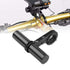 VGEBY Handlebar Extender, Aluminum Alloy Handlebar Extension Bracket Bike Lamp Phone Holder Rack (Black 10cm Carbon Tube) Bike Handlebar Extender ...
