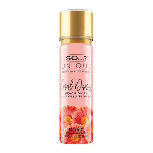 So…?...? Unique Coral Daisy Body Mist - Perfume for Women - Gourmand Fruity Vanilla Perfume - Gifts for Women - Body Spray for Women - 5.1 oz...