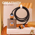 Kawaii Bear Cable Protector Compatible with iPhone Charger,Cute Cartoon Pattern 3D Design for Women Girl,Soft Charging Cord Protector Data Cable S...