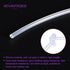 DMiotech 0.5mm ID 2mm OD 0.75mm Thick 3.3 Feet Clear Silicone Tube Industrial Silicone Tubing for Water Air Pump...