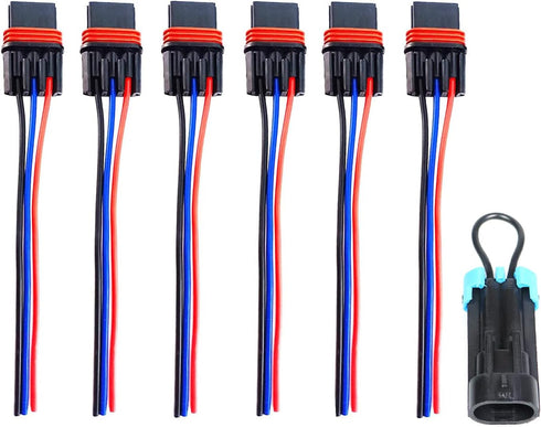 6 Pulse Power Plug Pigtail Connector with Seat Belt Bypass with Compatible with 2018 2019 2020 2021 Polaris Ranger XP 1000 / RZR RS1 General Bus B...