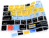 Serato Scratch Live Shortcuts Keyboard Cover US Layout for Air 13 Inch A1466 A1369(2010-2017)/for MacBook Pro 13 Inch 15 Inch(2015 or Older Versio...