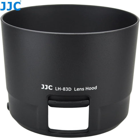 JW LH-83D BLACK Reversible Lens Hood For CANON EF 100-400mm f/4.5-5.6L IS II USM Lens w/ CPL ND Filter Adjustment Window replaces Canon ET-83D + J...