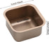 4 Pieces Mini Cake Moulds-Square Cake Baking Moulds-Baking Square Cake Moulds-Stainless Steel Mousse Cake Baking Moulds-For Baking Bread and Cooki...