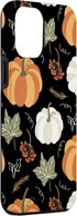 iPhone 12 Pro Max Autumn falling leaves and pumpkin spice harvest happy fall Case...