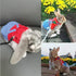 Small Pet Costume Rabbit Clothes Ferret Hoodies Sweatshirt Bunny Vest Harness and Leash Set Kitten Sweater Small Animals Outfits for Chihuahua Kit...