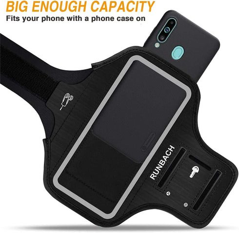 Running Armband for Samsung Galaxy A70/A60/A51/A50/A32/A30/A20/A10E/A10/A9/A9 Pro/M11/M21/M31,Sweatproof Running Exercise Bag for Samsung Phone...