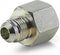 Flextron FTGF-38F12 Gas Connector Adapter Fitting with 3/8" Outer Diameter Flare Thread x 1/2" FIP, Uncoated, for Log & Space Connectors, Excellen...