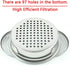 Can Strainer - Tuna Strainer - Food Grade 304 (18/8) Stainless Steel, Dishwasher Safe, Food Strainer, Can Colander, Easy To Clean, Eco-friendly...