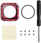 Lens Replacement Kit for GoPro Hero 5/4 Session Protective Lens Repair Parts (Red)...