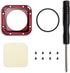 Lens Replacement Kit for GoPro Hero 5/4 Session Protective Lens Repair Parts (Red)...