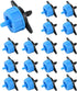 50pcs 1/2 GPH Pressure Compensating Drippers,Drip Irrigation Emitters for Watering Irrigation System, Blue...