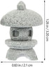BESPORTBLE Miniature Stone Lantern Pagoda Japanese Style Pagoda Lantern Statue Mini Zen Garden Accessories for Aquarium Patio Micro Landscape Yard...
