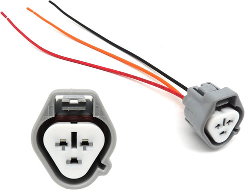 HiSport Fog Light Turn Signal Connector Pigtail 3 Wire compatible with Nissan Mazda Subaru 1PCS...