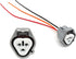 HiSport Fog Light Turn Signal Connector Pigtail 3 Wire compatible with Nissan Mazda Subaru 1PCS...