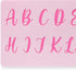 Calligraphy Cake Stencil Cursive Alphabet Letter Number Writing 1.5 Inch Set of Four Upper and Lower Case - for Cake Wood Canvas Airbrush Art and ...