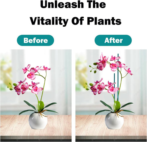 Green Bamboo Stick Plant Pile Indoor Garden Flower Plant Rack is Suitable for Bamboo Garden Stick, Bamboo Label Garden Stick Potted Plants, Crafts...