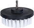 HIFROM Drill Brush - 4 inch Power Drill Attachment Soft Bristle White Quick Change Shaft Scrub Cleaning Brush for Carpet, Upholstery, Leather, Gla...