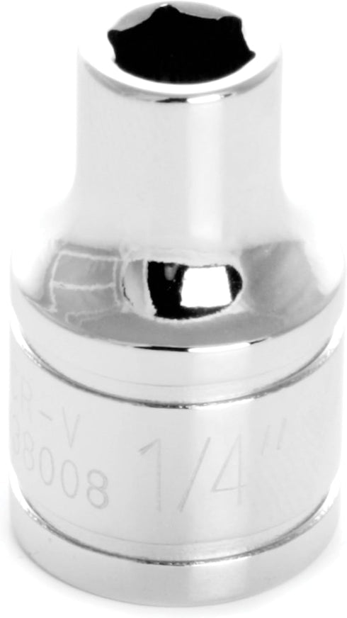 Performance Tool W38008 6-Point Socket, 3/8-Inch Drive, 1/4...
