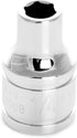 Performance Tool W38008 6-Point Socket, 3/8-Inch Drive, 1/4...