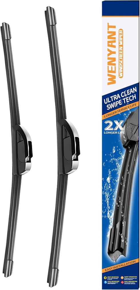 22" + 14" Replacement For Nissan Juke 2017-2011 Front Windshield Wiper Blade Original Equipment Automotive Replacement J/U Hook Blades 2 Pack...