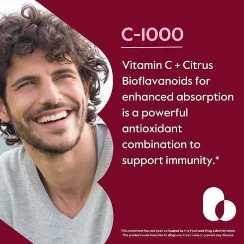 BESTVITE Vitamin C 1000mg (120 Vegetarian Capsules) with Citrus Bioflavinoids - No Stearates - Vegan - Non GMO - Gluten Free...