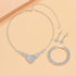 Coucoland Bridal Jewelry Set for Wedding - 4 In 1 Sets Evening Bags for Women Rhinestone Formal Clutch Purses Accessories...