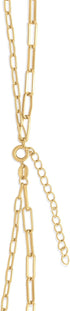 Amazon Essentials 14K Double Paperclip Chain Layered Necklace...