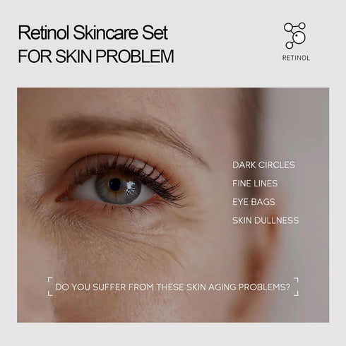 Retinol Serum for Face Skincare Set?Skin Care Sets, Skin Care Products Set Face Care Set?Anti Aging Women Gift Sets,Skin Care Routine Kit with Ret...