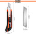 3-Pack Box Cutter Utility Knife, Box Cutter Retractable Ultra Sharp Blade and Anti-Slip Rubber Handle, Box Cutter Knife Exacto Knife for Cutting L...