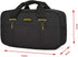 14 Inch Small Tool Bag,Wide Mouth Tool Tote Bag,Waterproof Tool Organizer Bag,Electricians Repairman Tools Tote Bag Double Fabric Storage Bag (Bla...