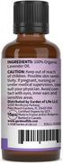 Garden of Life Essential Oil, Lavender 30 ml, USDA Organic & Pure, Clean, Undiluted & Non-GMO - for Diffuser, Aromatherapy, Meditation, Skincare, ...