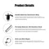Quick Release Pin 0.39 Inch Diameter,304 Stainless Steel Ball Locking Pin with Push Button Round Handle Lanyard Usable Length 1.61" (10mm x 41mm)...