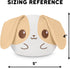 TeeTurtle Plushiverse - 4 Inch Reversible Plushie - Cute Kawaii Brown and White Bunny - Soft Stuffed Animal...