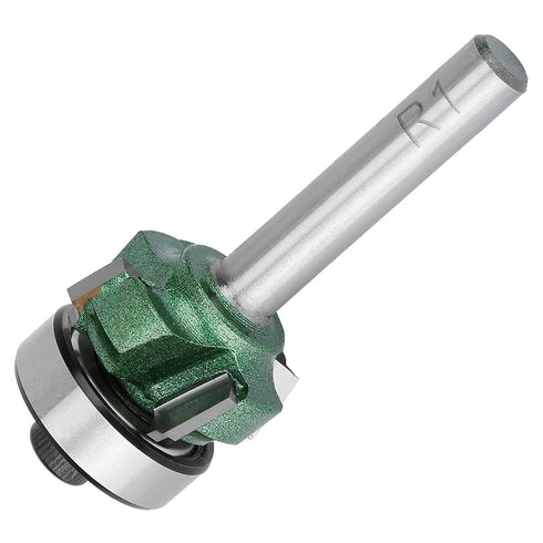 Banding,CMT Router Bits, Banding Trimmer Routers Bevel Top Trim Router Woodworking Milling Cutter 4 Teeth Trimming Cutter Trimmer Router Bit(R3)(1...