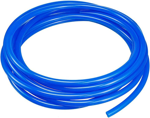 uxcell Pneumatic Air Tubing, 6mm OD x 4mm ID 5 Meters 16ft PU Polyurethane Air Compressor Tube, Blue...