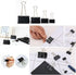 YEJI 50 PCS Black Binder Clips Paper Clamp Paper Binder Assorted Sizes for Office, Home Using, School Using, Especially for Students, Teachers to ...