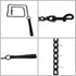Black Bell Collar and Leash Set Soft PU Leather Choker Necklace with Hauling Chain Jewelry for Sexy Roleplay...
