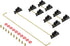 Stabilizer V2, Screw in Stabilizers with 2u 6.25u 7u Wires, PCB Mount Keyboard Stabilizers for Mechanical Keyboards (V2 Black Gold 80% Kit)...