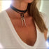 Boho Long Choker Necklace Black Wrap Hippie Necklaces Chain Velvet Necklace Jewelry for Women...