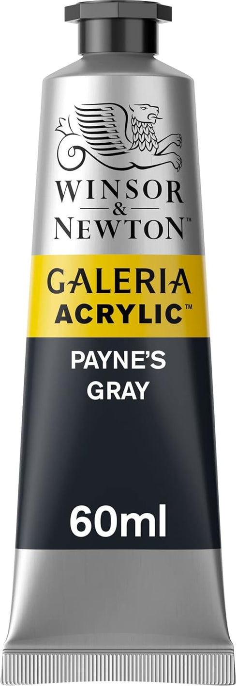 Winsor & Newton Galeria Acrylic Color, 60ml (2-oz) Tube, Payne's Gray...
