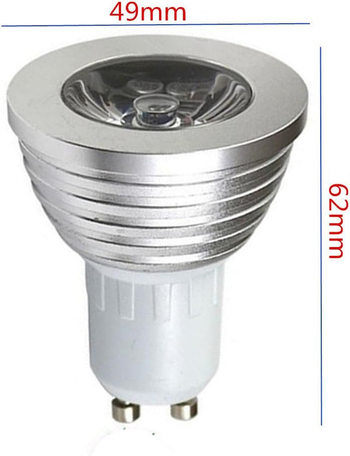 OMTO GU10 3W RGB Color Changing Spotlight with IR Remote Control Mood Ambiance Lighting colorful LED Light Bulbs,Dimmable 85-265V (Pack of 5)...