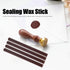 Sealing Wax Sticks, 10 Pcs Craft Adhesive Waxing Round Lacquer Small Stamp Envelopes Wax Kit Glue Gun Sealing Wax Sticks for Wedding Birthday Part...