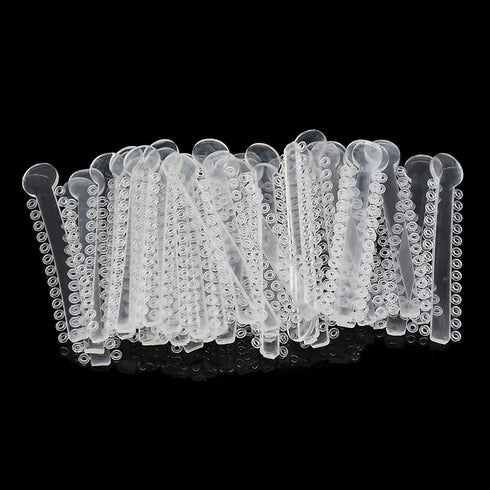 Angzhili Transparent Dental Orthodontic Ligature Ties for Braces Rubber Bands Braces O Rings for Bracket 1040 Pcs...